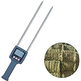 Pokiphip TK100H Portable Hay Moisture Meter - Precise Hay Moisture Tester with Probe for Monitoring and Ensuring Optimal Hay Quality, Preventing Mold and Spoilage