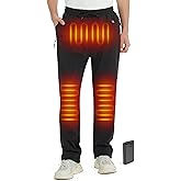 FERNIDA Heated Pants for Women & Men with 10000mAh Battery Fleece-Lined Thick Electric Heated Pants for Daily Wear Leg Warmth