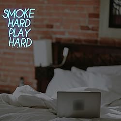 FAXFSIGN Smoke Hard Play Hard Neon Sign Led Neon