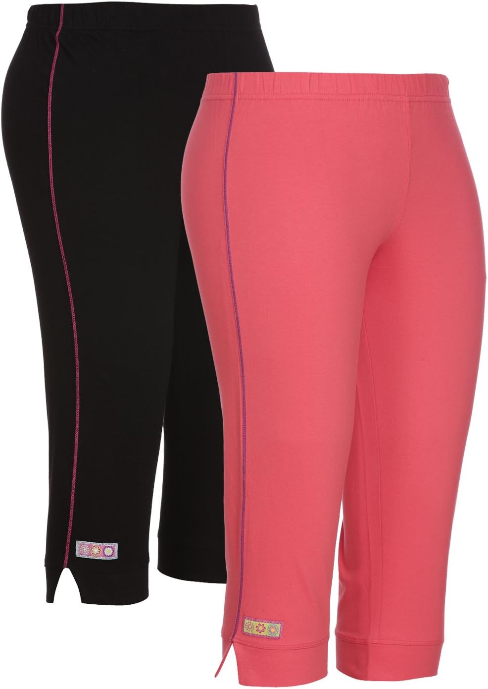 OCEAN RACE Women's Regular Fit Capris(Pack of 2)