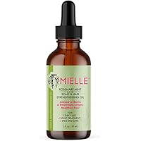 Mielle Organics Rosemary Mint Scalp & Hair Strengthening Oil With Biotin & Essential Oils, Nourishing Treatment for Split End