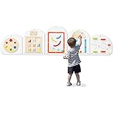 Monläurd® Cloud Montessori Busy Board, Sensory Board, Interactive Toys, Wooden Toys, Learning Toys, Boys and Girls 6 M+