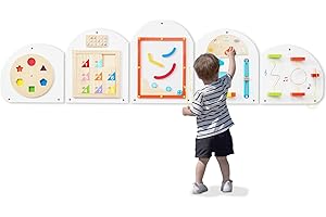Monläurd® Cloud Montessori Busy Board, Sensory Board, Wooden Toys, Wall Toys, Boys and Girls 6M+