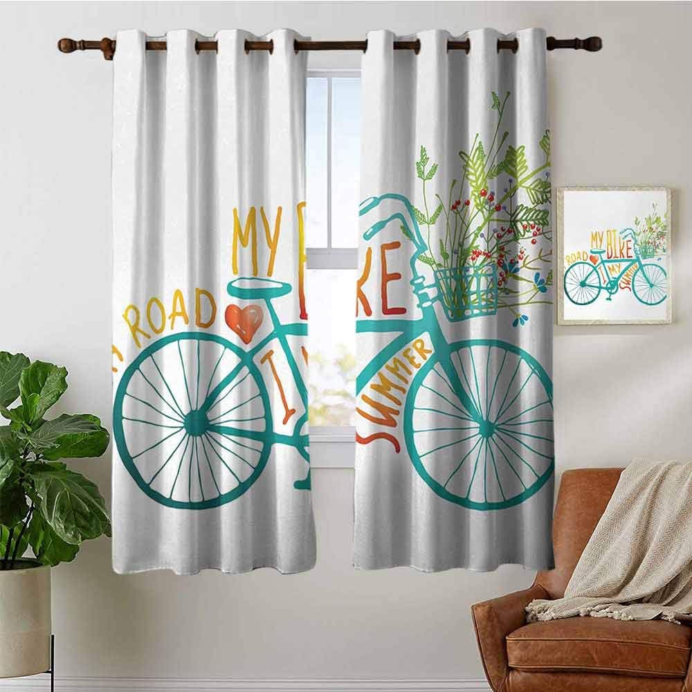 Amazon Petpany Modern Farmhouse Country Curtains Bicycle Vintage Summer Bike A Floral 