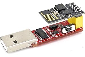 Wishiot ESP8266 ESP-01S 4MB Serial WiFi Wireless Transceiver Module + CH340G Programmer USB to ESP-01 Wireless Adapter Module 4.5-5.5V