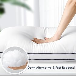 Soft Bed Pillows for Sleeping Set of 2, Stomach or