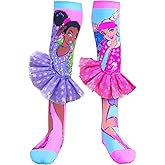 MITUN SEMI Crazy Socks for Girls Kids Knee High 3D Funny Wacky Mismatched Socks for Crazy Sock Day Novelty Gifts