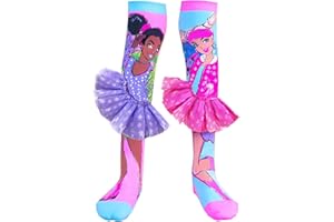 MITUN SEMI Crazy socks for kids Cute girl socks girls wacky Funky Stretch Mid to High Novelty Socks
