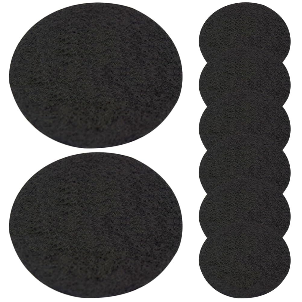 MAGICLULU Fireproof Insulation Mat 3.35 Inch Round Heatproof Pad for Incense Burner Accessories Tabletop Protection Lightweight Incense Cone Mat Set of 8