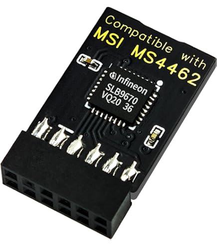 Amazon.com: Yeiwenl TPM 2.0 Module TPM LPC 14Pin Module for