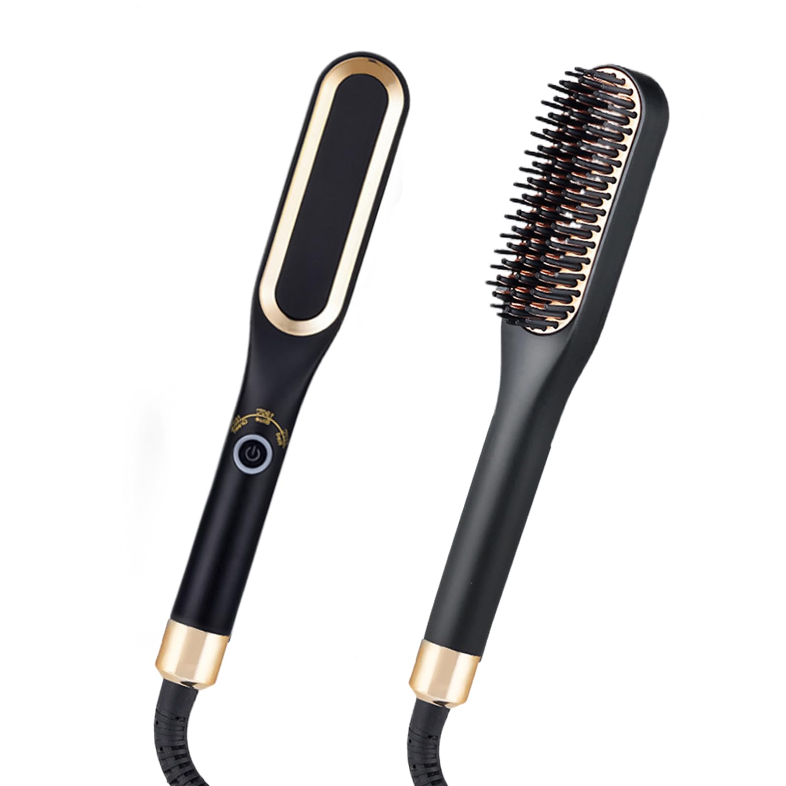 Electric Heated Beard Straightener Comb - Hot Brushes for Beard Care and Hair Styling, Portable Ionic Hair Straightening, Best Christmas Gifts for Men and Women