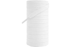 NDTEZUGT 5/16" Cotton Flat Shoelaces for Vans Skate Shoes, 8mm Cotton Shoe Laces Replacement Strings for Canvas Sneakers