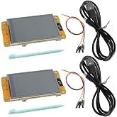Wishiot 2PCS ESP32-2432S028R 2.8" TFT LCD Display Module ESP32 | WiFi+BT Dual-Core ESP32 Development Board with Touch Screen ILI9341 Driver for Arduino IDE and IoT Applications