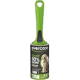 Evercare Lint Roller Pet Hair Remover Giant 60 Layers Per Roll, Green