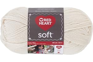 RED HEART Soft Yarn, Off-White