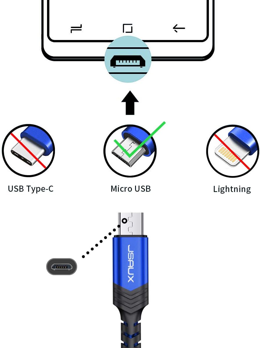 JSAUX Micro USB Cable Android Charger - Image 4