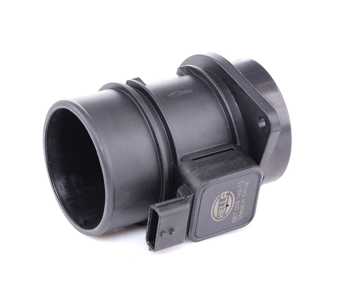 HELLA 8ET 009 142-131 Air Mass Sensor - 6-pin connector - Pipe-neck
