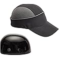 MOHEEN Safety Bump Cap, Baseball Hat Style with Reflective Stripes Lightweight and Breathable Hard Hat Head Protection Cap