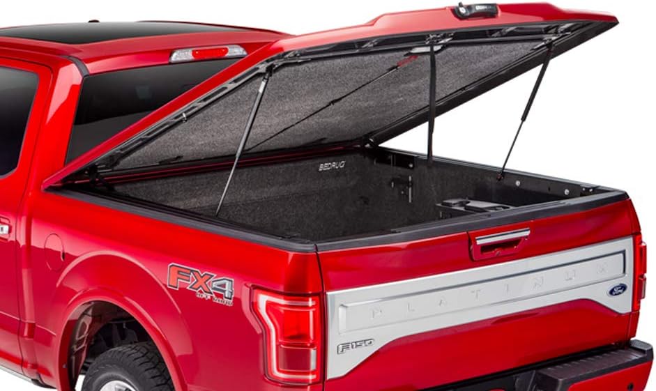 Amazon Com Undercover Elite Lx One Piece Truck Bed Tonneau Cover Uc2158l Rr Fits 15 19 Ford F 150 Rr Ruby Red 5 5 Bed Automotive