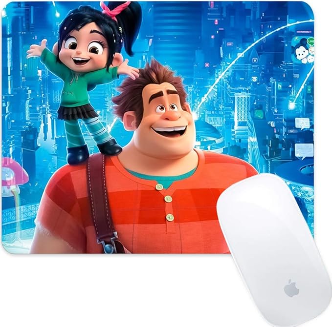 Amazon Co Jp ディズニーコレクション ラルフブレークス インターネットスクエアラウンドコンピュータゲームマウスパッド 滑り止め ハイマウストラッキング オフィス ゲーム ホーム 家電 カメラ