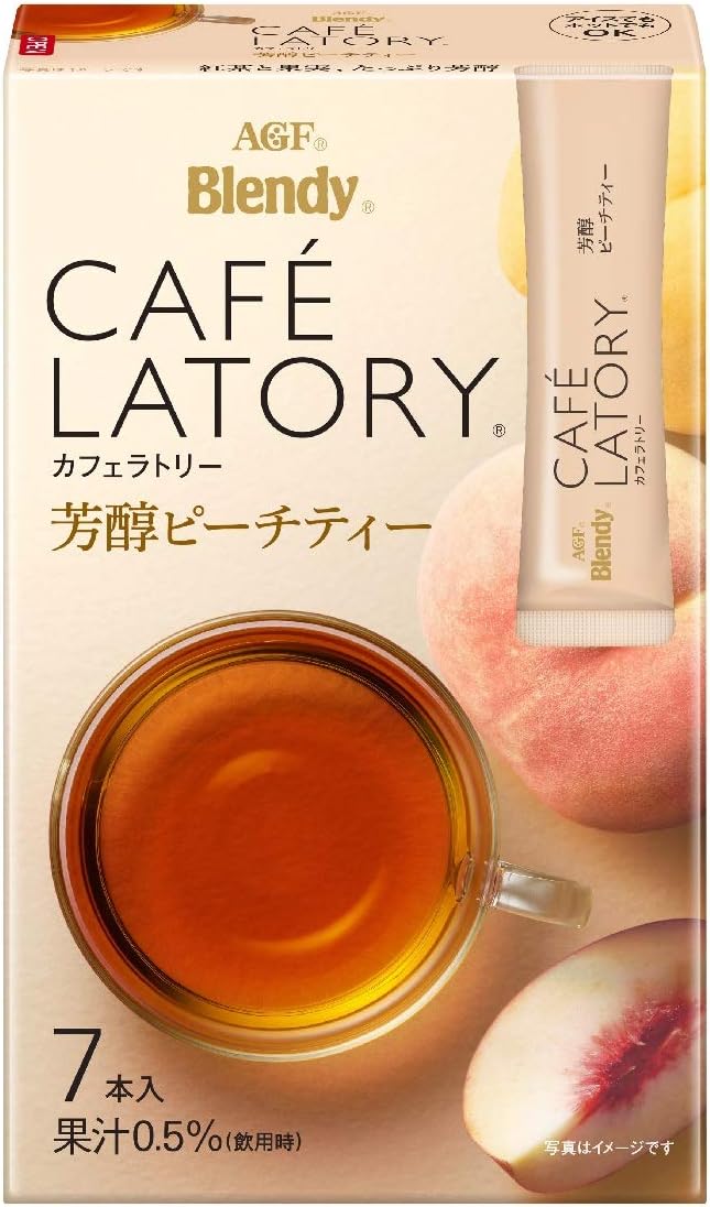 Amazon Agf ブレンディ カフェラトリー スティック 芳醇ピーチティー 7本 6箱 フルーツティー 紅茶 スティック Agf エージーエフ 紅茶 通販