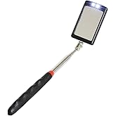 VViViD Telescoping Swivelling Inspection Mirror Tool w/Twin White LED Lights