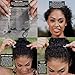 HairZing Clip | Large Vintage Clincher Comb Tool for Thick, Thin, and Curly Hair| Stretchy Banana Hair Clips for Girls | Elastic Double Comb Clip with Black Color