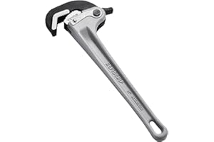 VEVOR Pipe Wrench, 14" Aluminum Straight Pipe Wrench, Automatic Jaw Adjustment, Adjustable Plumbing Wrench, Easy to Carry, Er