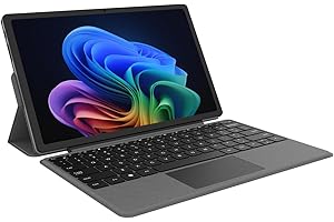 QAZIPO 2-in-1 Laptop/Tablet (2025), Windows 11 PC with Magnetic Keyboard, 12” 2K FHD IPS Touchscreen Display, 4-core N95, 12GB DDR5 RAM 512GB SSD, 2 Stereo Speakers Computer for Business Students