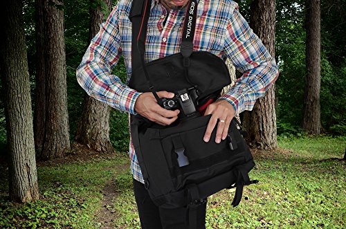 image for ROMS Messenger Camera Shoulder Bag - Waterproof, Lightweight, Protecti