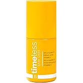 Timeless Skin Care Vitamin C Serum with Vitamin E & Ferulic Acid - 20% Vitamin C Brightening - Face Serum for Oily & Dry Skin