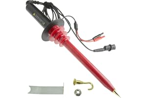 EX ELECTRONIX EXPRESS High Voltage Probe 40,000 Volts Max DC, 28,000 Volts Max AC (50/60 Hz) Red, Black