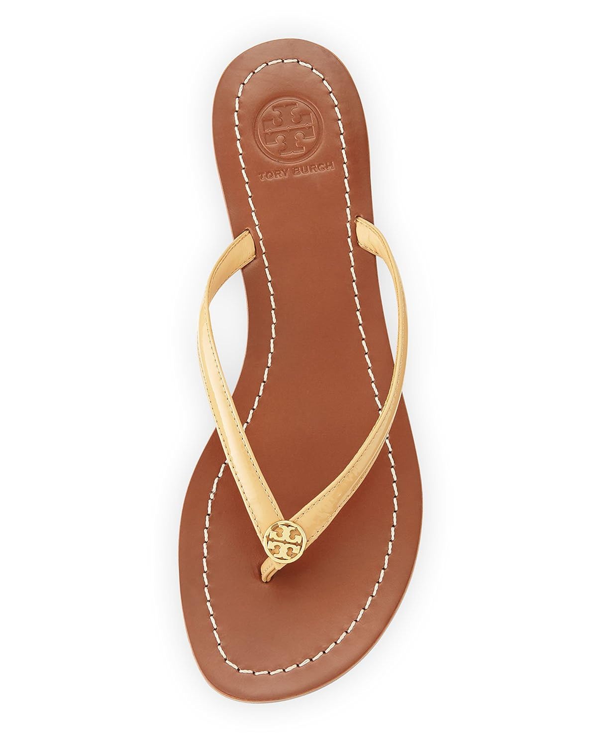 tory burch terra thong sun beige
