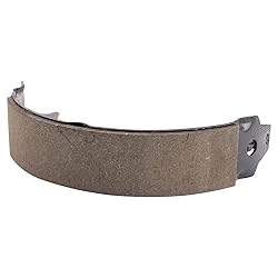 TRQ Rear Parking Brake Shoe Set Compatible with