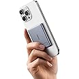 Baseus Picogo Power Bank, Smallest 5000mAh Magnetic Portable Charger with Stand, Qi2 Certified 15W Ultra-Mini MagSafe Battery Pack, Alloy Wireless Travel Fast Charger for iPhone 16/15/14/13/12 Series