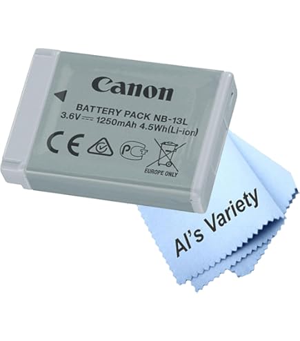 Amazon.com: Canon NB-13L Lithium-Ion Battery Pack Powershot G1 X