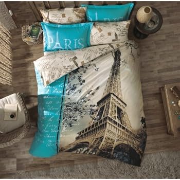 Bed Lam Passport Twin Comforter Set Paris Rome Black And White