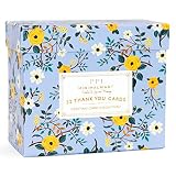 Minimalmart Premium Thank You Cards Box Set of 32 Assorted Premium Cards with GOLD EMBELLISHMENTS and STICKERS - Boxed Assortment Pack with Envelopes -Thank You Note Greeting Cards