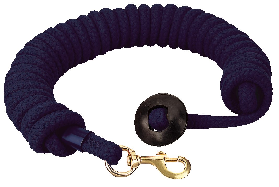 Weaver Leather Rounded Cotton Lunge Line, Navy, 3/4" x 25'
