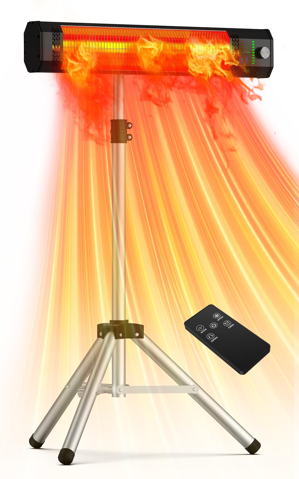 Outdoor Heater For Patio, 24H Timer, IP65 Waterproof, Infrared Electric