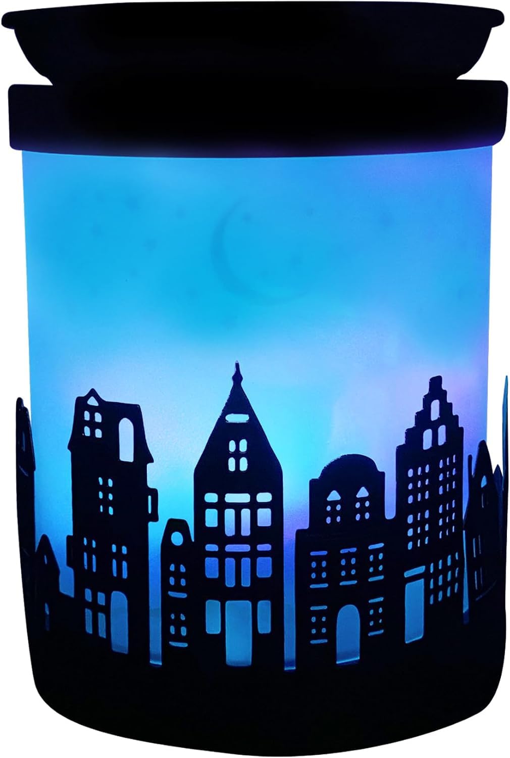 Cello City Northern Lights Electric Melt Burner - Colour Changing Wax Warmer & Oil Burner Fragrance Oil Burner City Northern Lights Home Decor Relax Gift