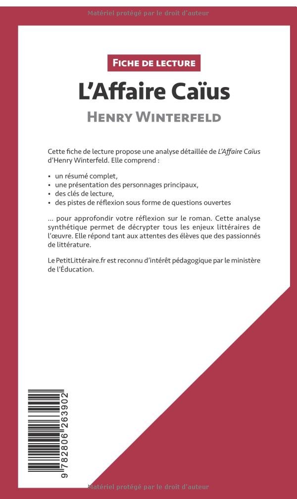 l affaire caius questionnaire corrige l affaire caius questionnaire corrige