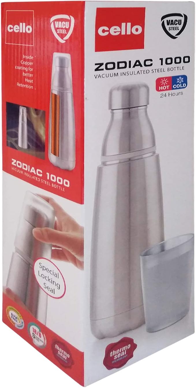 cello sports bottle vacu steel