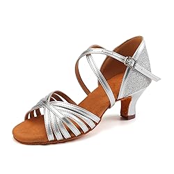 YKXLM Latin Dance Shoes Ballroom Women Salsa Tango