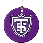 GRAPHICS & MORE University of St. Thomas Primary Logo Porcelain Holiday Christmas Tree Ornament - 2.8" (7.1 cm)