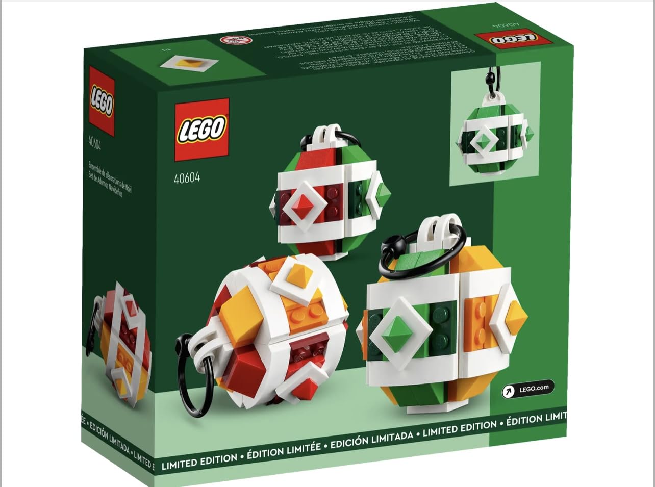 LEGO 40604 Christmas Decor Set - New.
