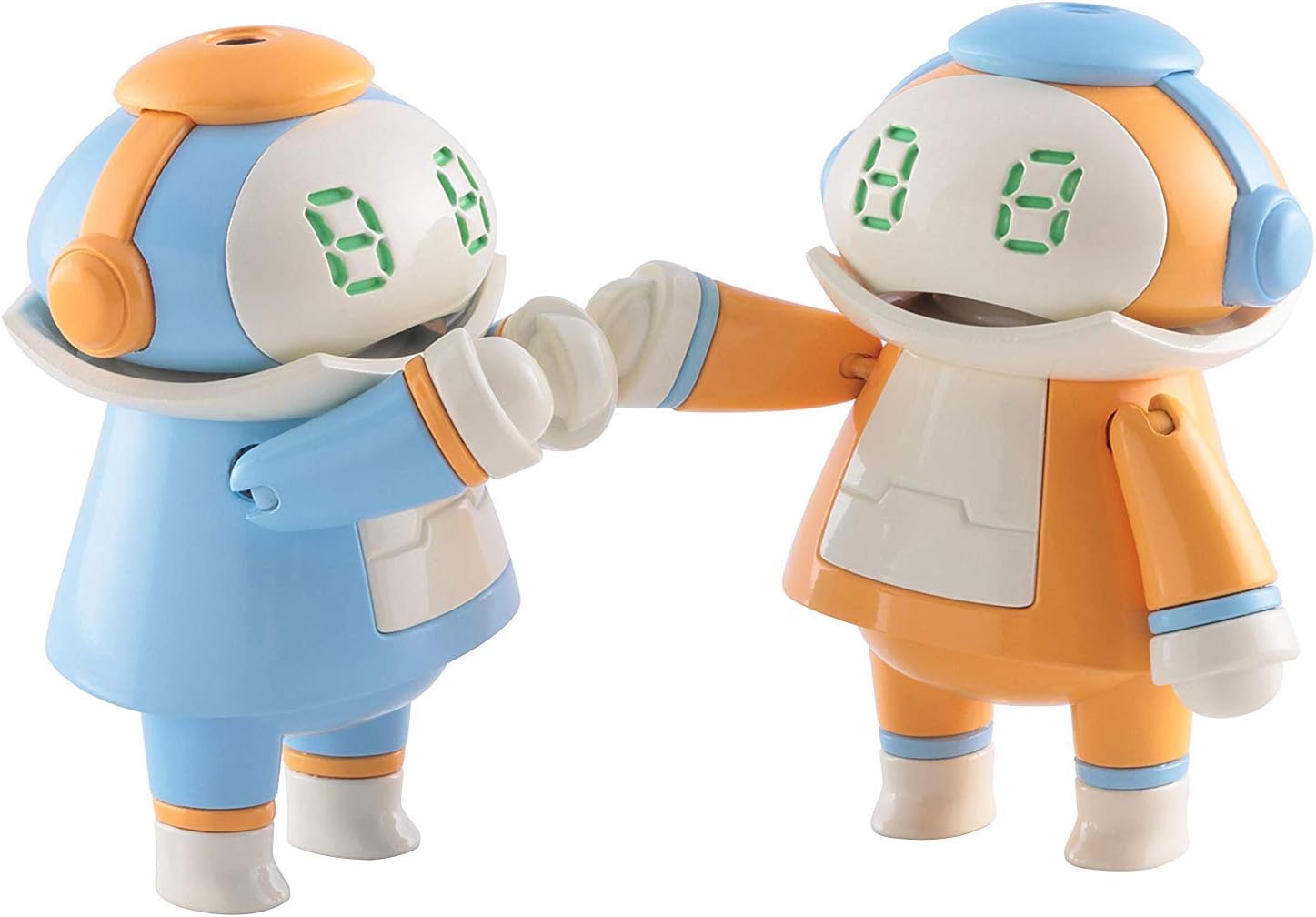 Hasegawa Tiny MechatroMATE No.01 'Skyblue & Orange' (Two kits in the box), Multicolor, Multi