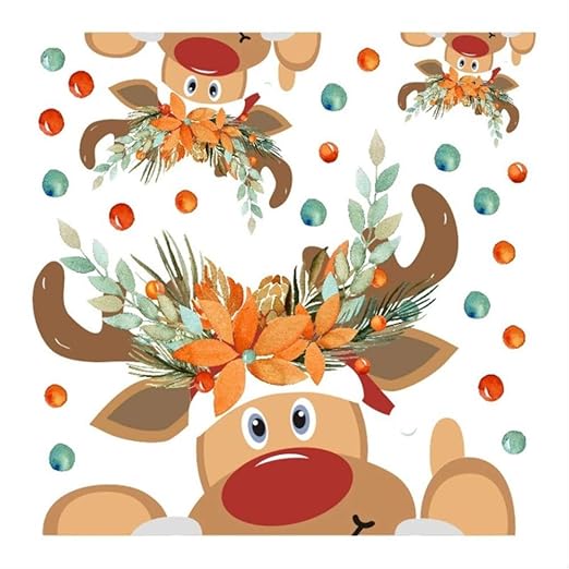 Navidad Ventana calcomanías Navidad Copo De Nieve Ventana Pegatina