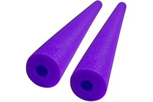 Floating Pool Noodles Foam Tube 2 Pack Swim Pool Noodles - 47in Soft Large Thick Hollow Floating Pools Noodle Floats - Multi-