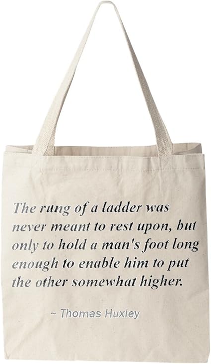 Amazon Co Jp 横線の絶対にラダーwas Meant To Rest Uponが のみto Hold A Man S足十分な長を有効に彼をput The Other Somewhat Higher プリントトートバッグ ホーム キッチン